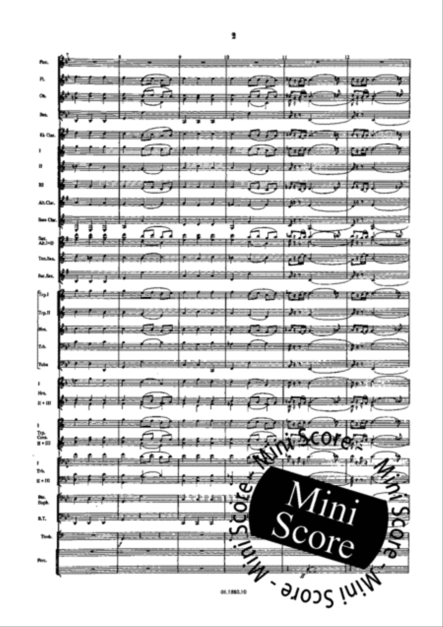 Mascarade for Brassquintet Concert Band scores gallery preview page 6