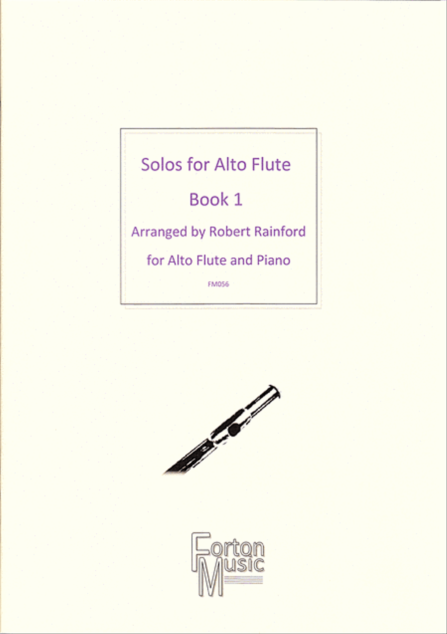 Solos for Alto Flute Book 1 Flute Solo scores gallery preview page 1
