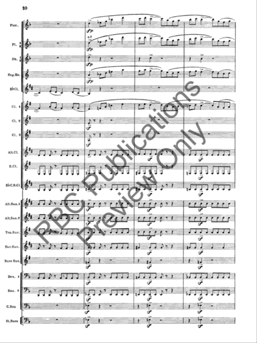 Overture For Woodwinds Overture For Woodwinds Score scores gallery preview page 13