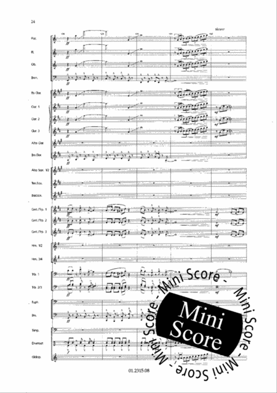 A Tribute to Stephen Foster Concert Band scores gallery preview page 28