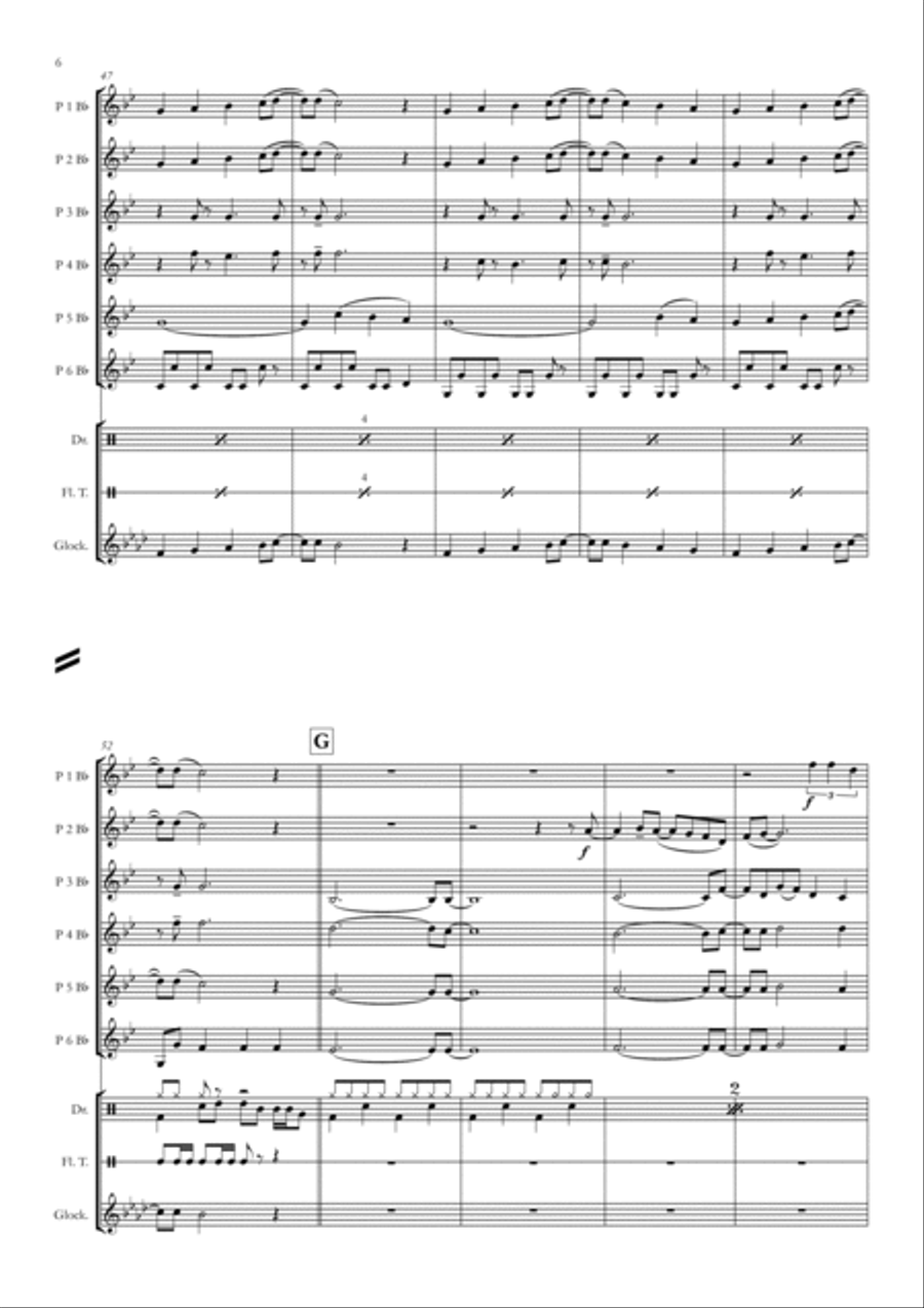 I Was Made For Lovin' You Concert Band scores gallery preview page 6