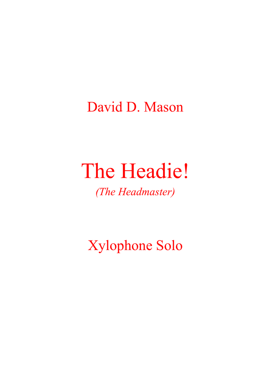 The Headie! (The Headmaster) Piano scores gallery preview page 1