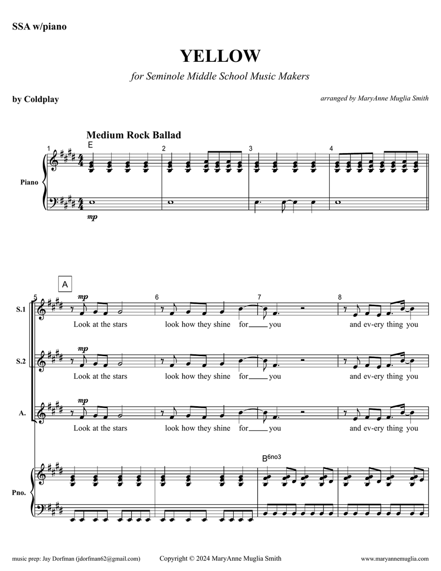 Yellow SSA scores gallery preview page 1