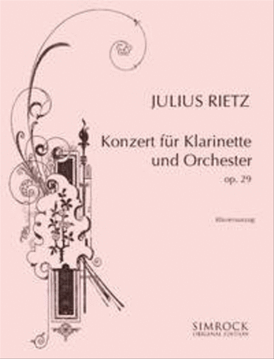 Klarinettenkonzert g-moll, op. 29 Clarinet Solo scores gallery preview page 1