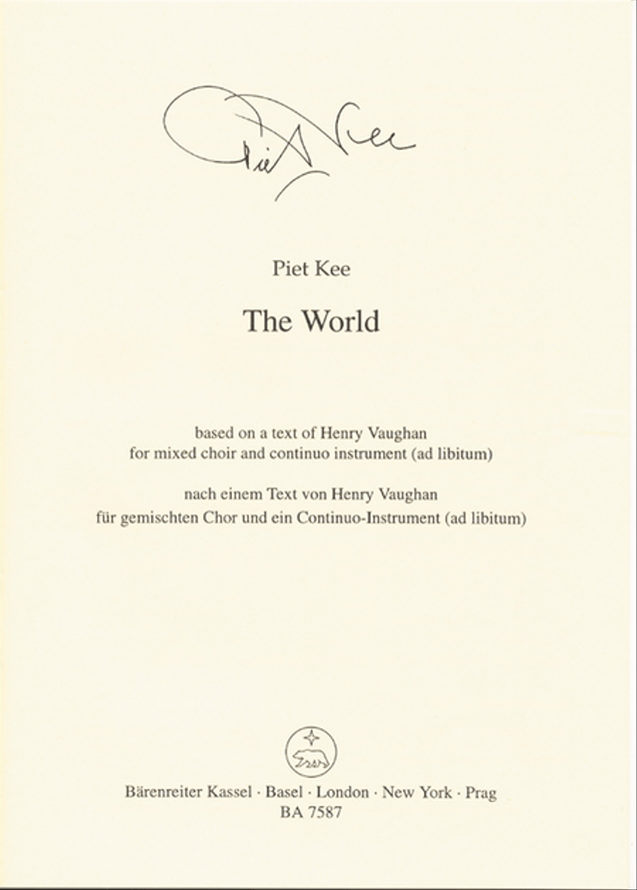 The World Mixed Choir scores gallery preview page 1
