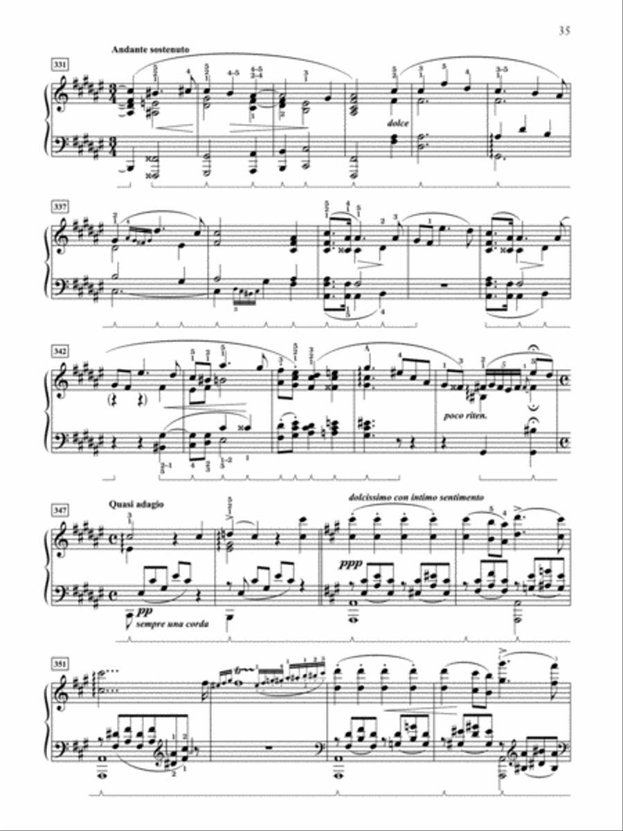 Liszt -- Sonata in B Minor Piano Solo scores gallery preview page 6