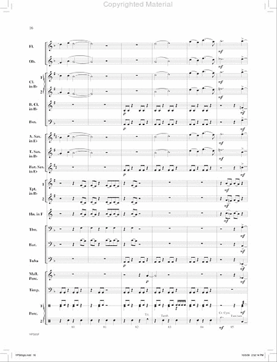 Visigoths Visigoths Concert Band scores gallery preview page 17