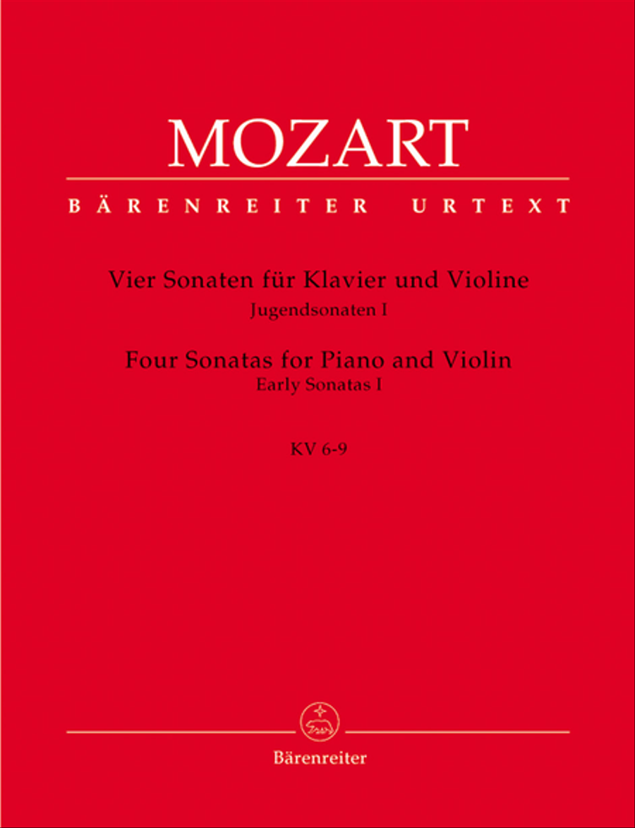 Four Sonatas for Piano (Harpsichord) and Violin Violin Solo scores gallery preview page 1