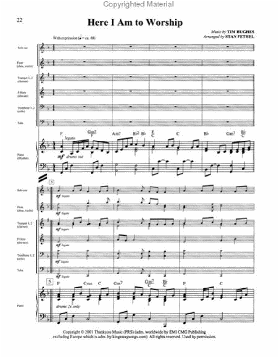 Winds of Praise Piano Accompaniment scores gallery preview page 4