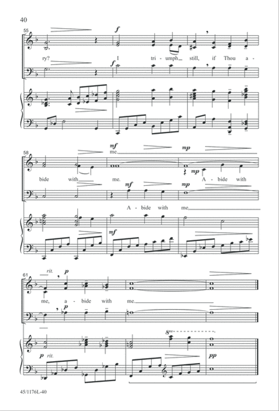 10 More Anthems for about 10 Singers 3-Part scores gallery preview page 40