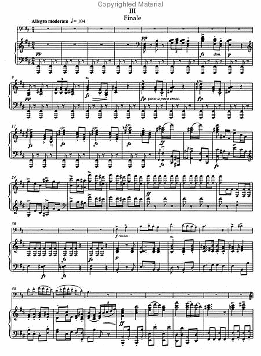 Koncert pro violoncello a orchestr for Violoncello and Orchestra b minor, Op. 104