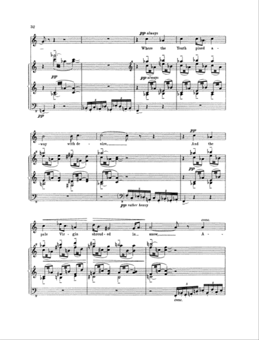 Songs and Proverbs of William Blake Voice scores gallery preview page 4