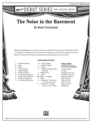 Book cover for The Noise in the Basement: Score