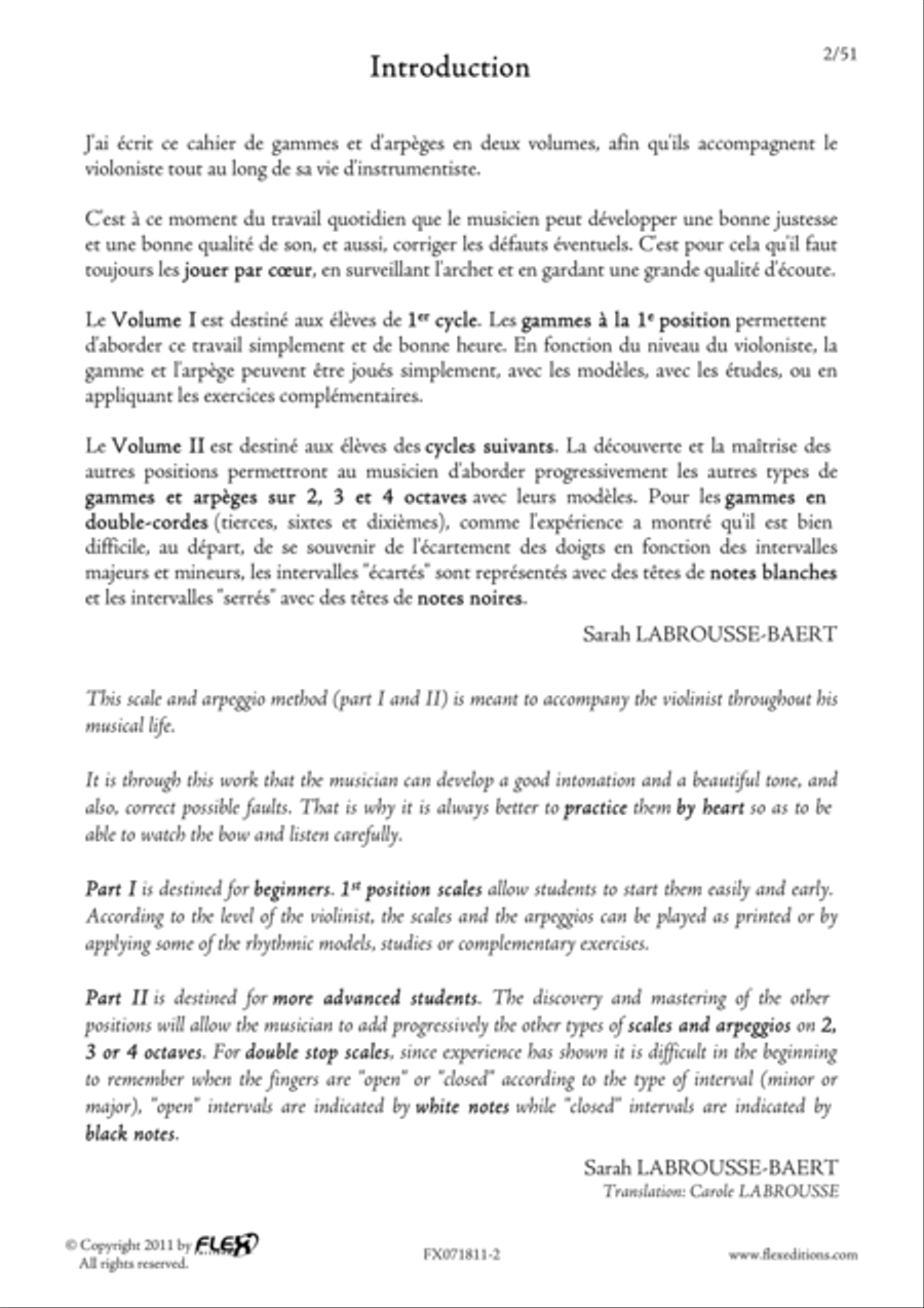 Scales and Arpeggios Method for Violin Part II Violin scores gallery preview page 4