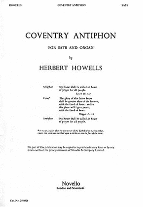 Book cover for Coventry Antiphon