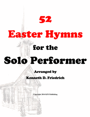 Book cover for 52 Easter Hymns for the Solo Performer - cello