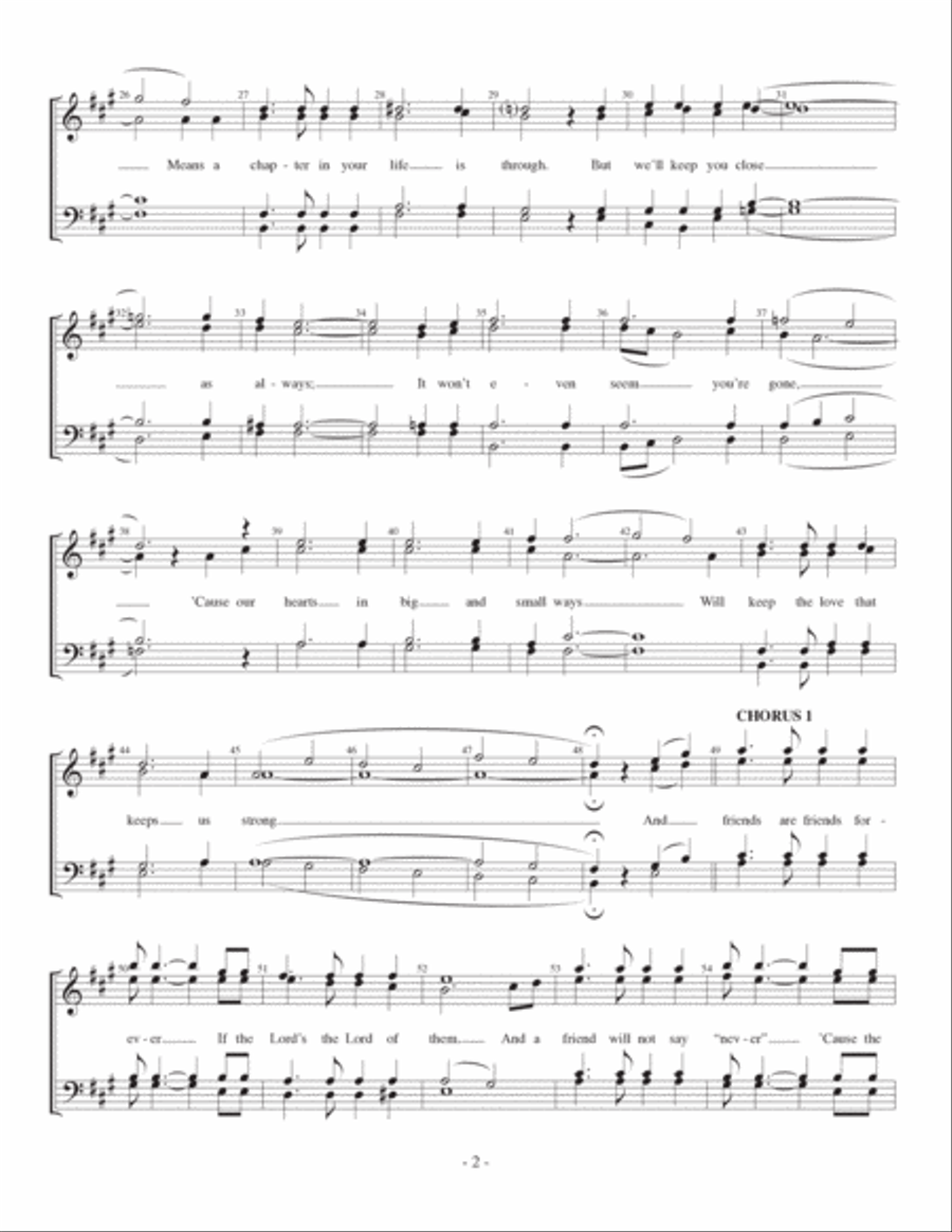 Friends Friends TTBB scores gallery preview page 2