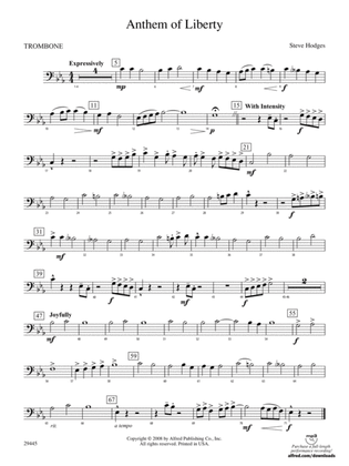 Anthem of Liberty: 1st Trombone