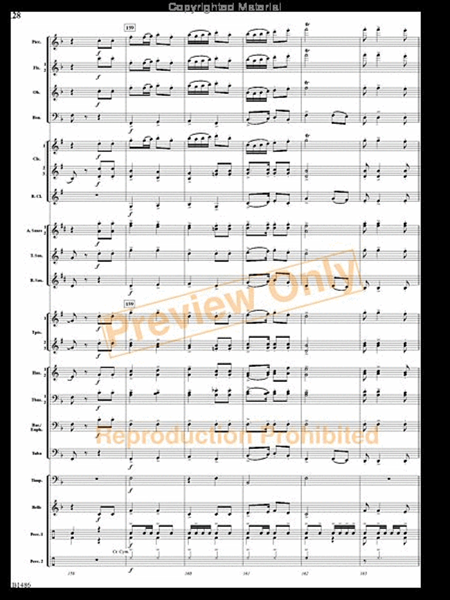 An American Spectacular An American Spectacular Concert Band scores gallery preview page 27