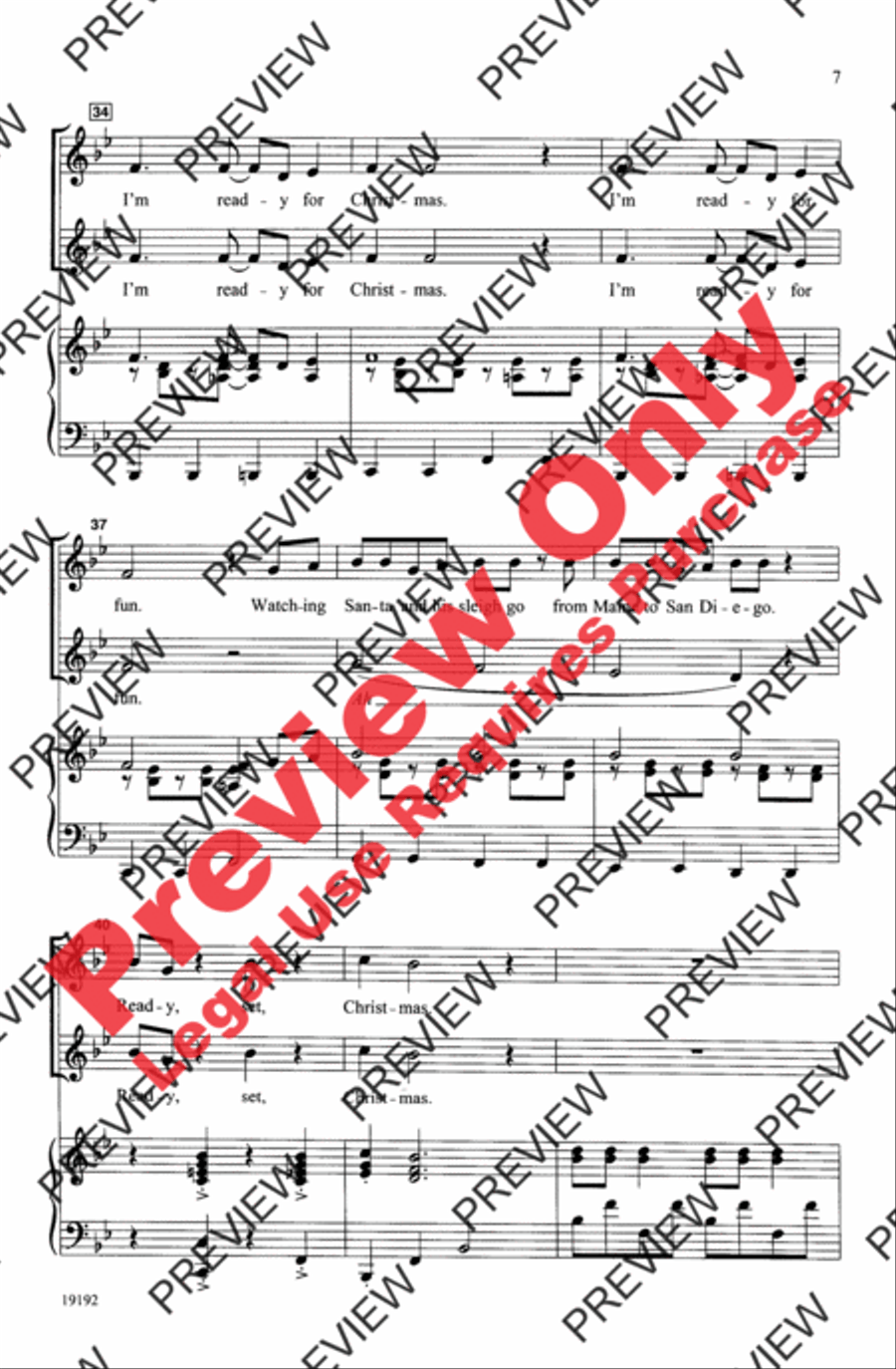 Ready, Set, Christmas! Ready, Set, Christmas! 2-Part scores gallery preview page 7