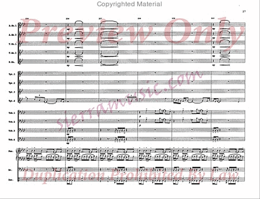 Dorian Blue Big Band scores gallery preview page 28
