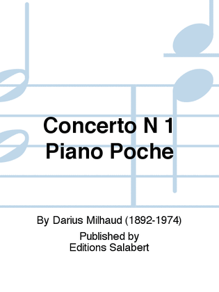 Concerto N 1 Piano Poche