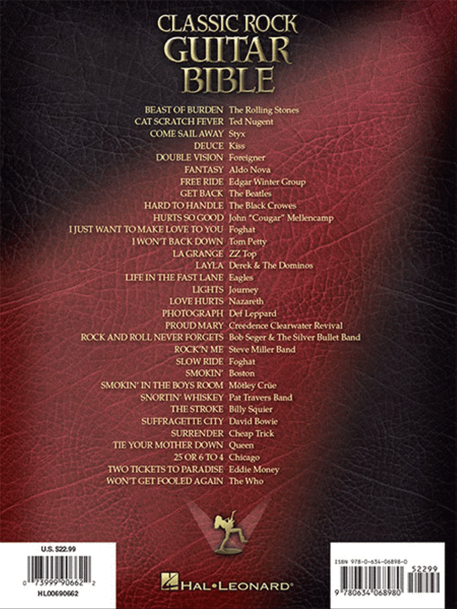 Classic Rock Guitar Bible – 2nd Edition Electric Guitar scores gallery preview page 6