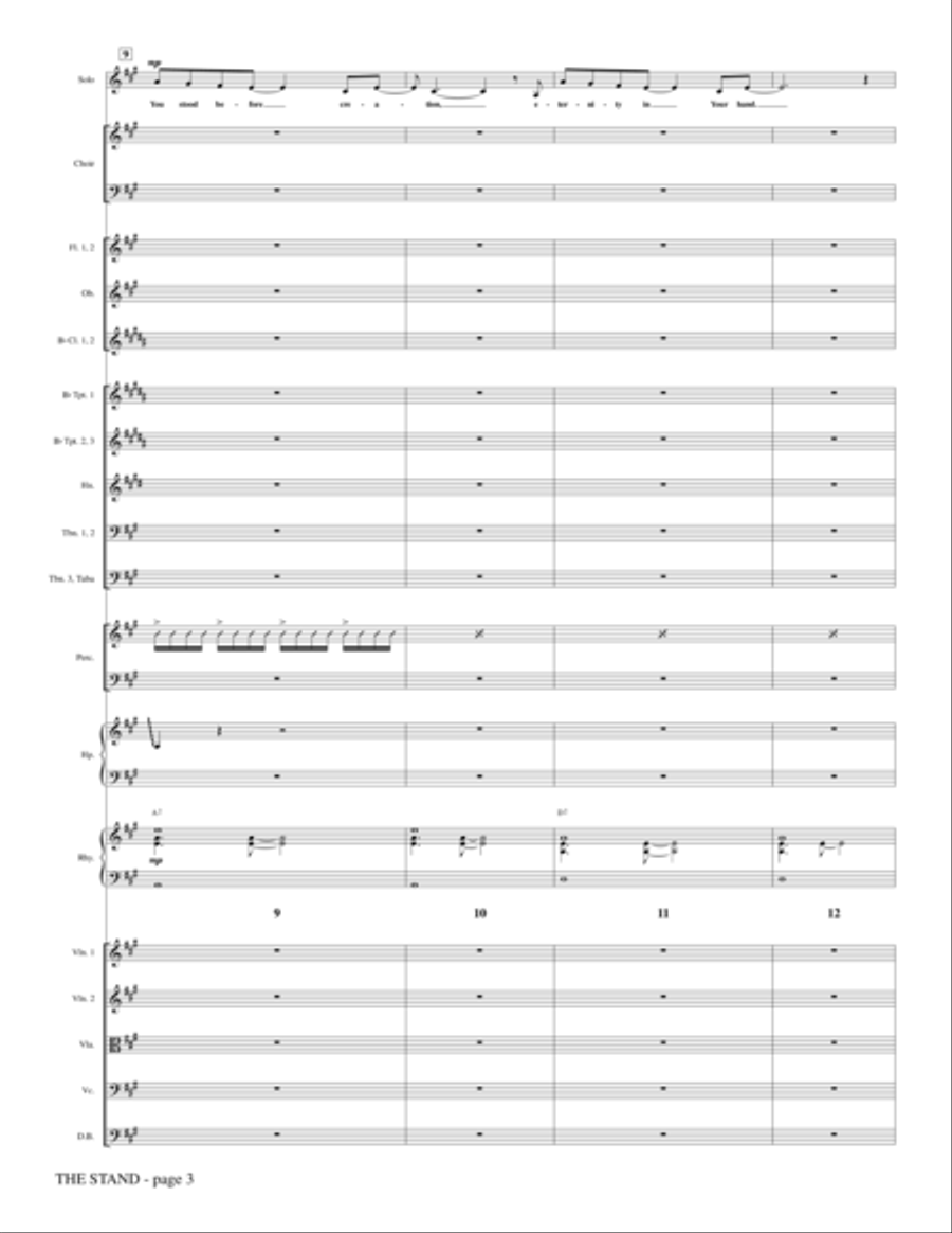 The Stand - Full Score Choir scores gallery preview page 3