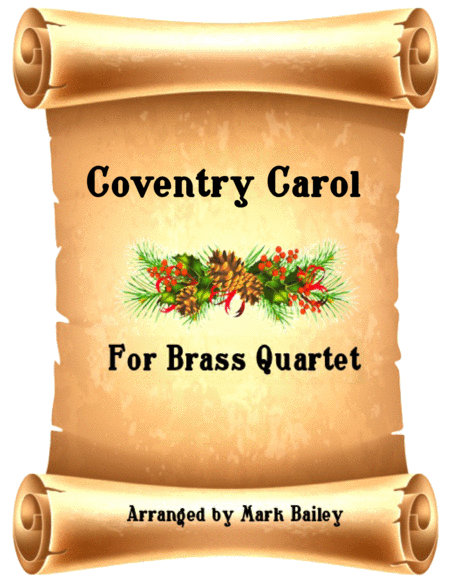 Coventry Carol ForBrass Quartet image number null