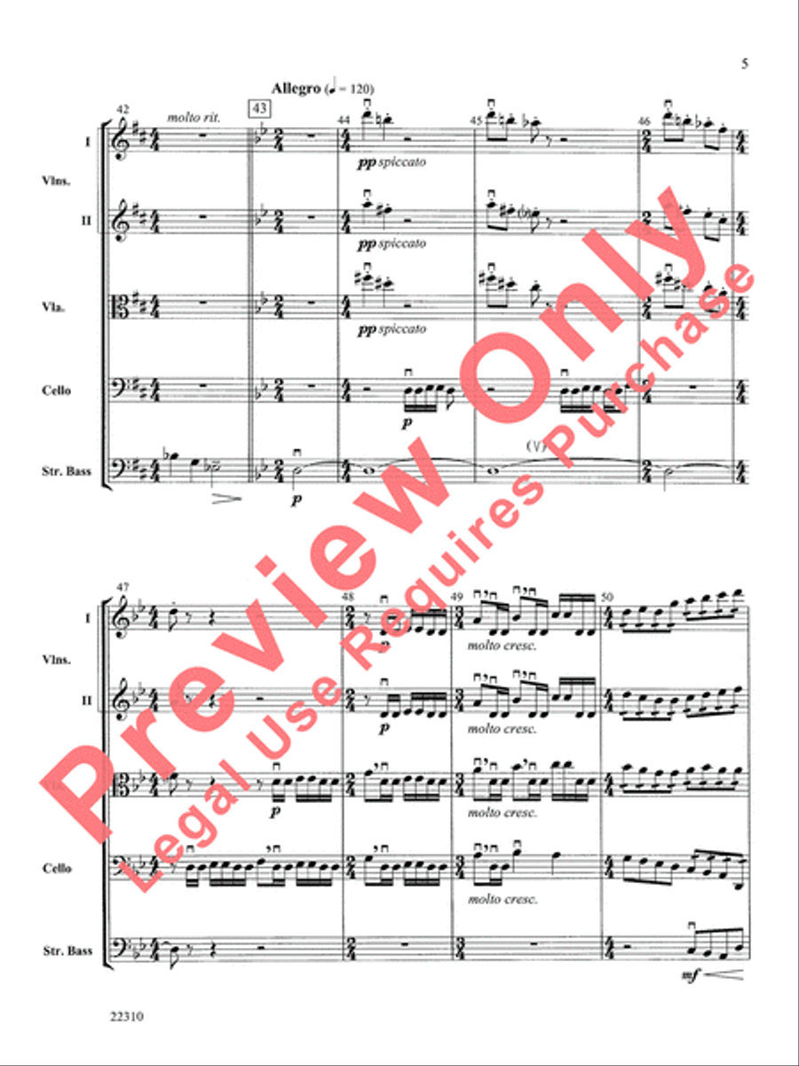 Incantations Incantations String Orchestra scores gallery preview page 6