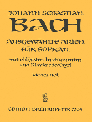 Book cover for Selected Arias for Soprano