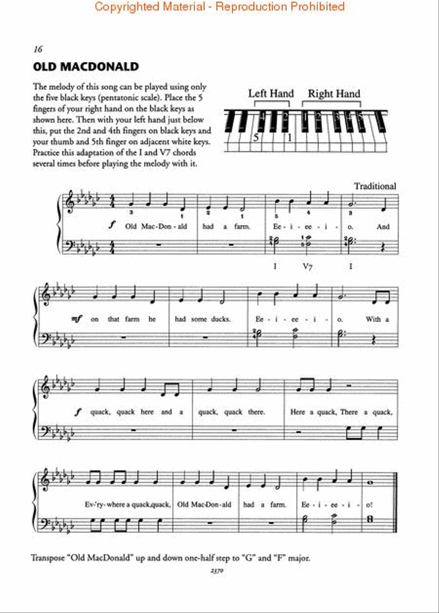 Keyboard for Adult Beginners Piano Method scores gallery preview page 3