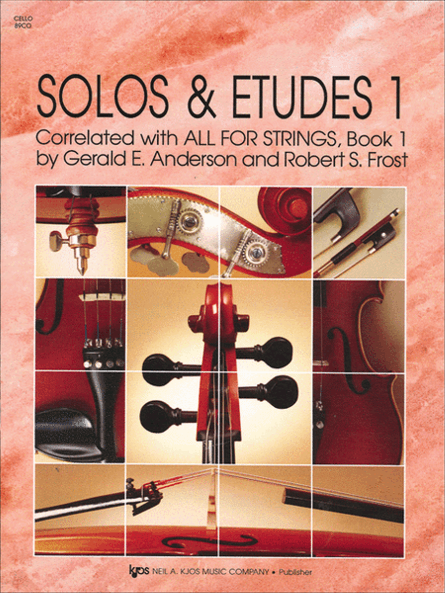 Solos And Etudes, Book1 - Cello Orchestra scores gallery preview page 1