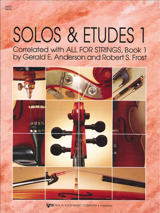 Book cover for Solos And Etudes, Book1 - Cello