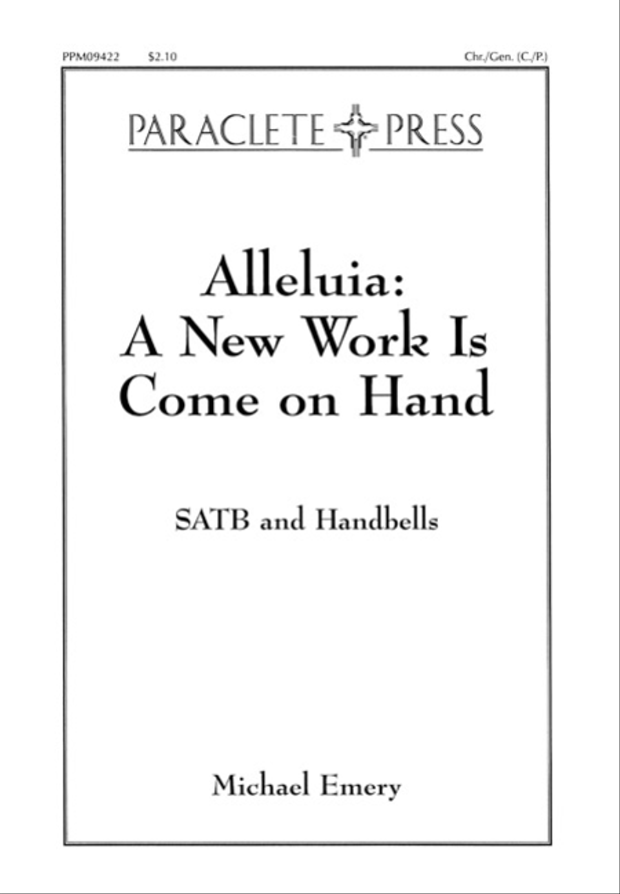 Alleluia: A New Work Is Come On Hand 4-Part scores gallery preview page 1