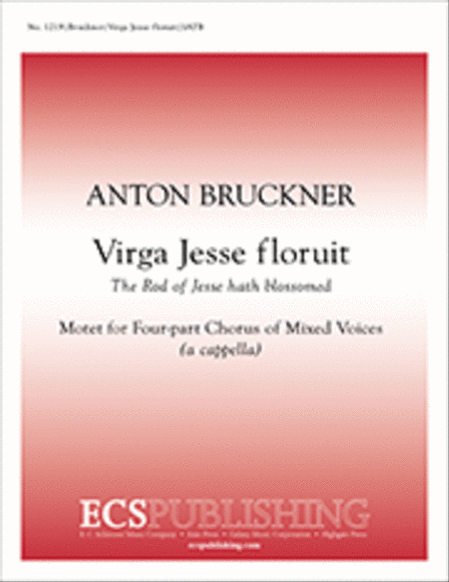 Virga Jesse Floruit (The Rod of Jesse Hath Blossomed) 4-Part scores gallery preview page 1