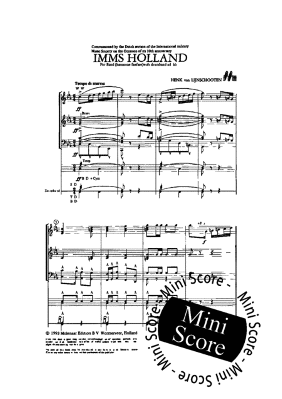 Imms Holland Fanfare Band scores gallery preview page 5