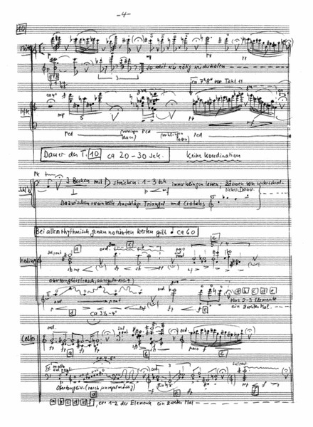 Klangrelief I for Flute (Piccolo Flute), Violin, Violoncello, Piano and Percussion (1)