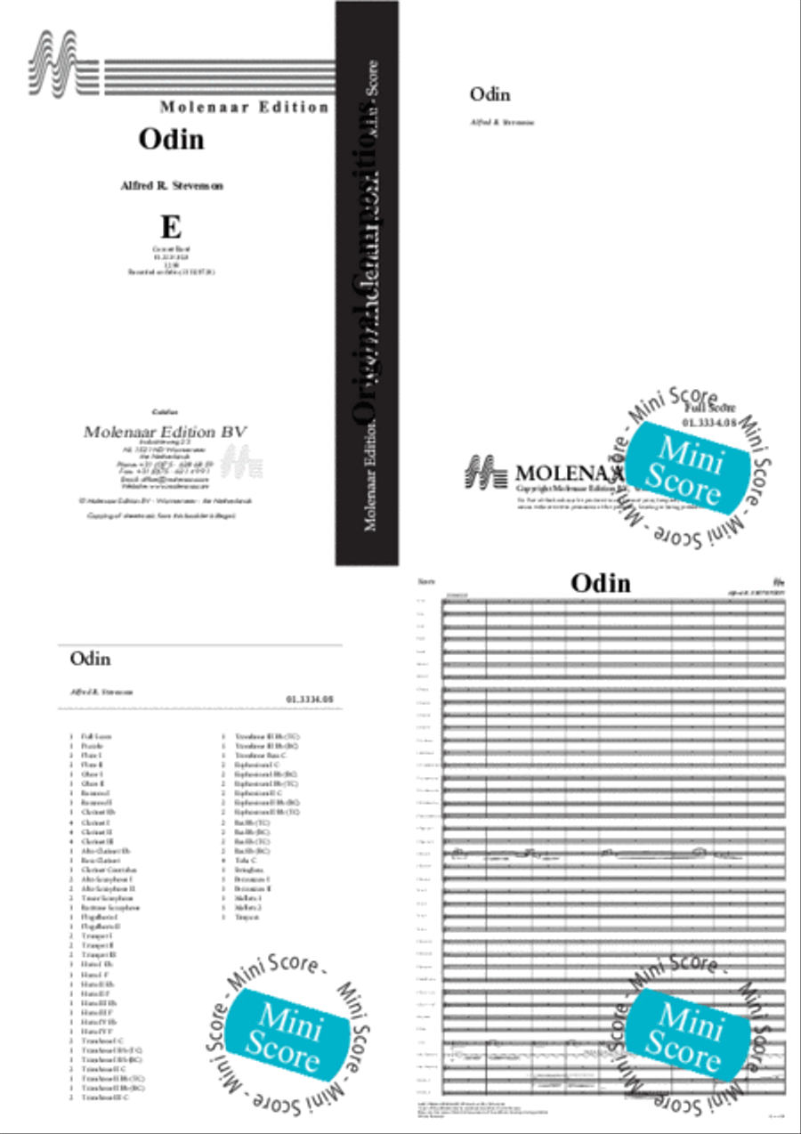 Odin Odin Concert Band scores gallery preview page 2