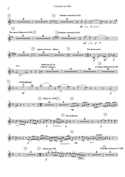 Concerto for Alto Saxophone & Strings Op.109bis, transcribed for wind ensemble - set of parts