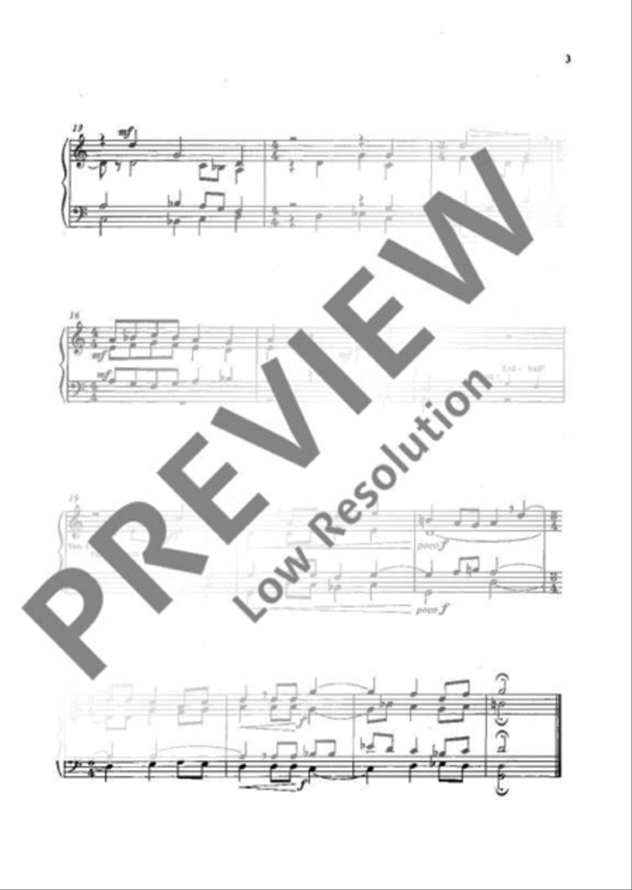 Zwei Festsprüche TTBB scores gallery preview page 3