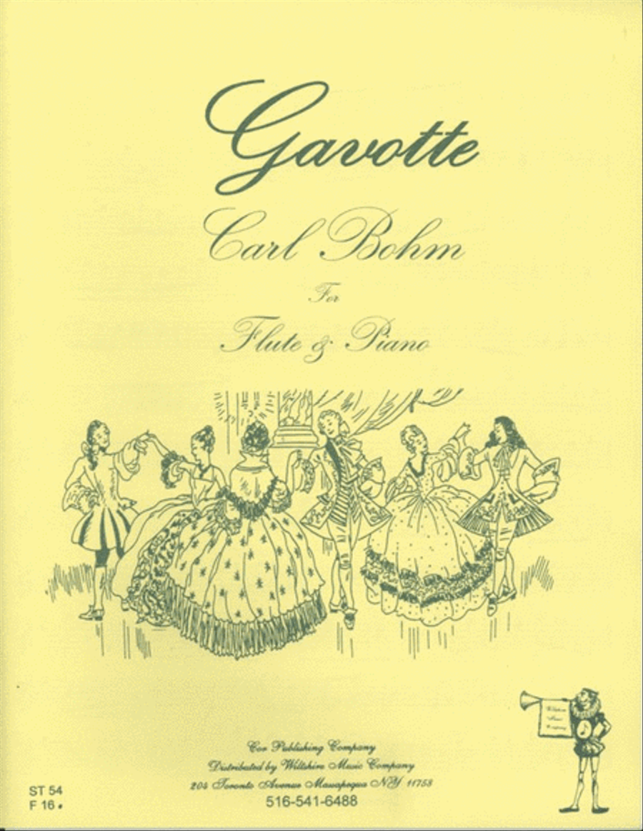 Gavotte Flute Solo scores gallery preview page 1