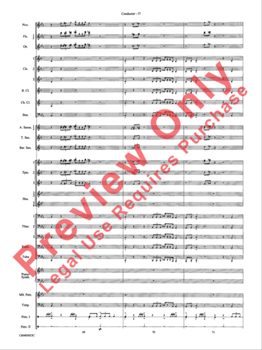 Symphonic Suite from Star Wars: Episode III Revenge of the Sith Concert Band scores gallery preview page 20