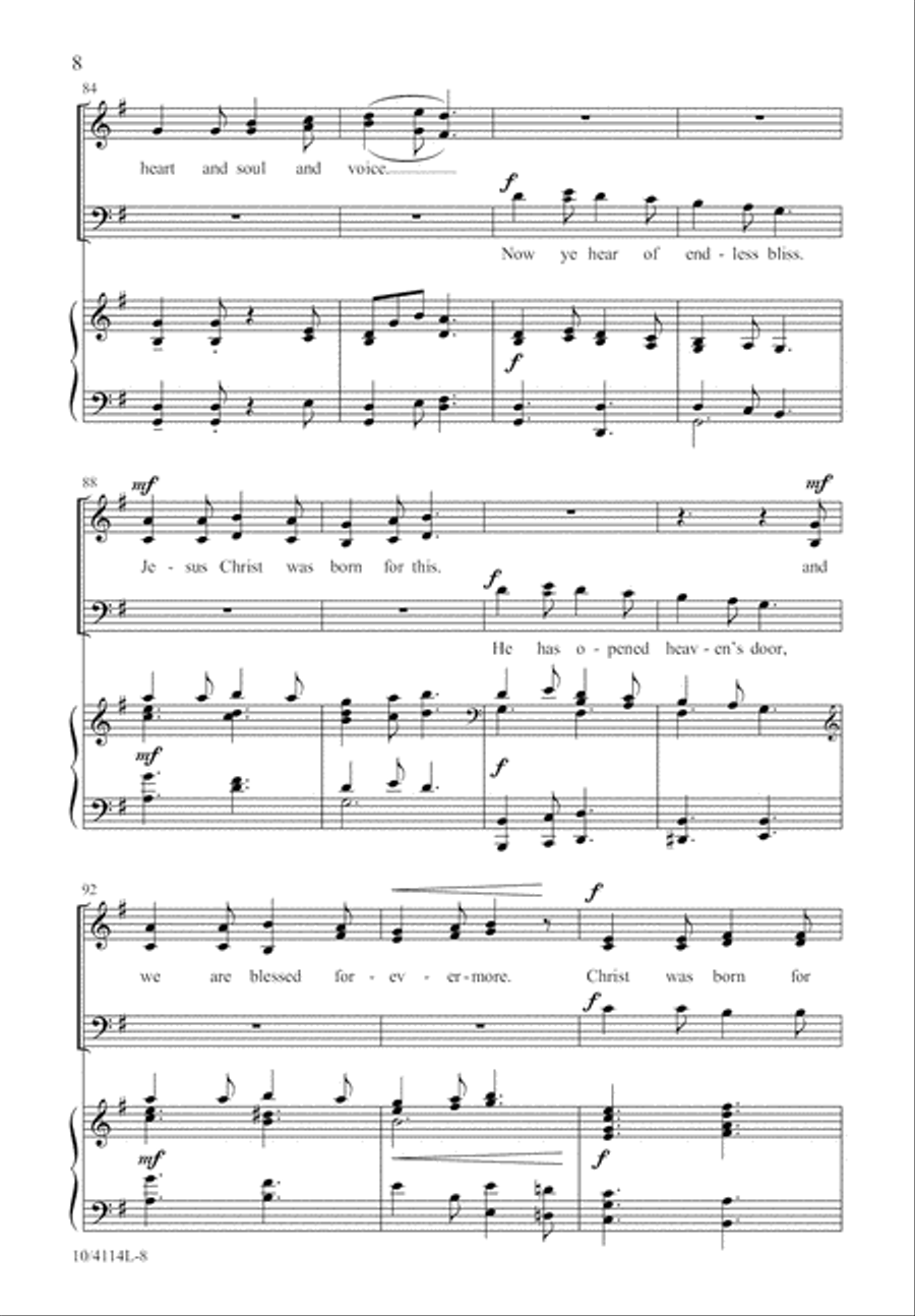 Christmas Day in the Morning 3-Part scores gallery preview page 8