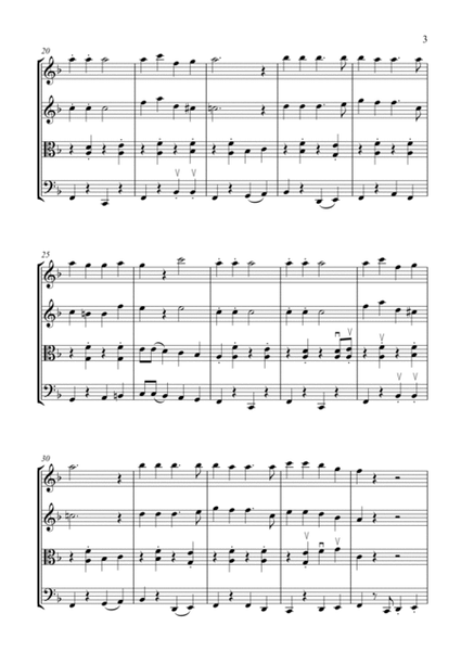 Jingle Bells - arranged for String Quartet image number null