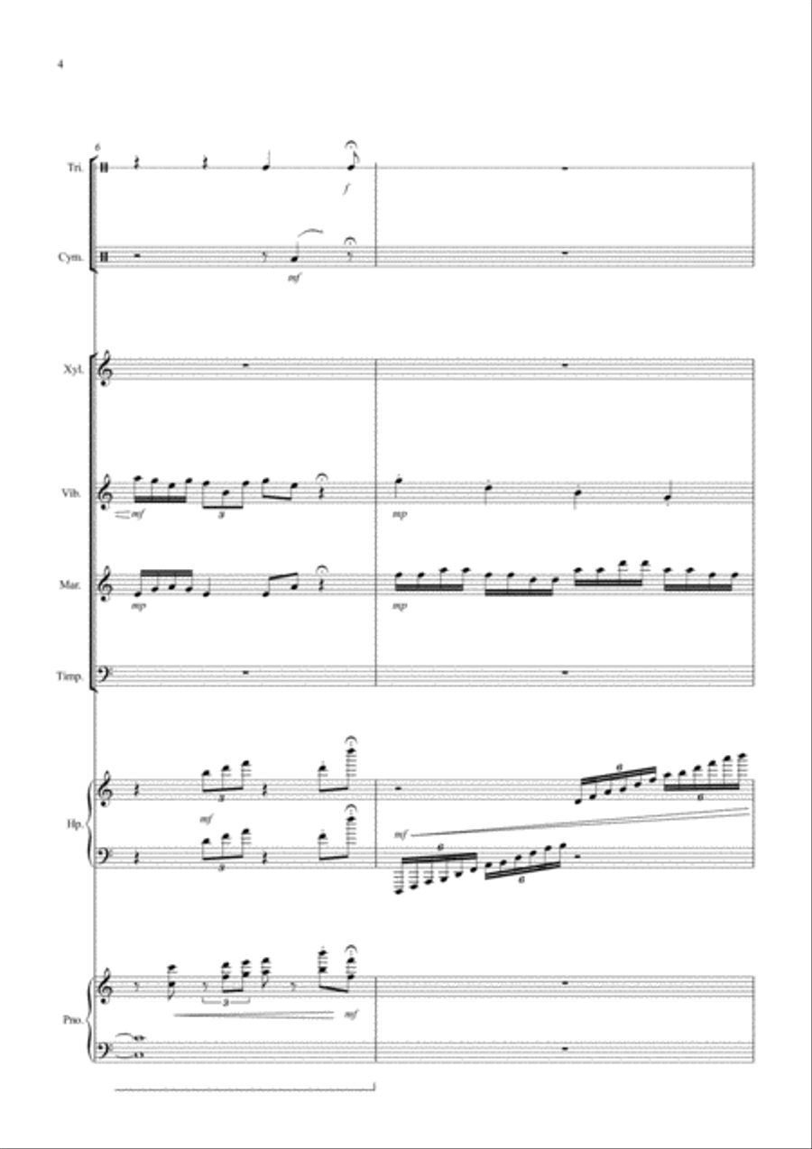 Dance of the Ballerina Marionette Large Ensemble scores gallery preview page 4