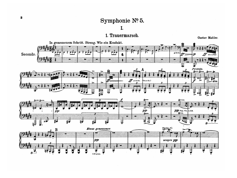 Mahler: Symphony No. 5, in E Major