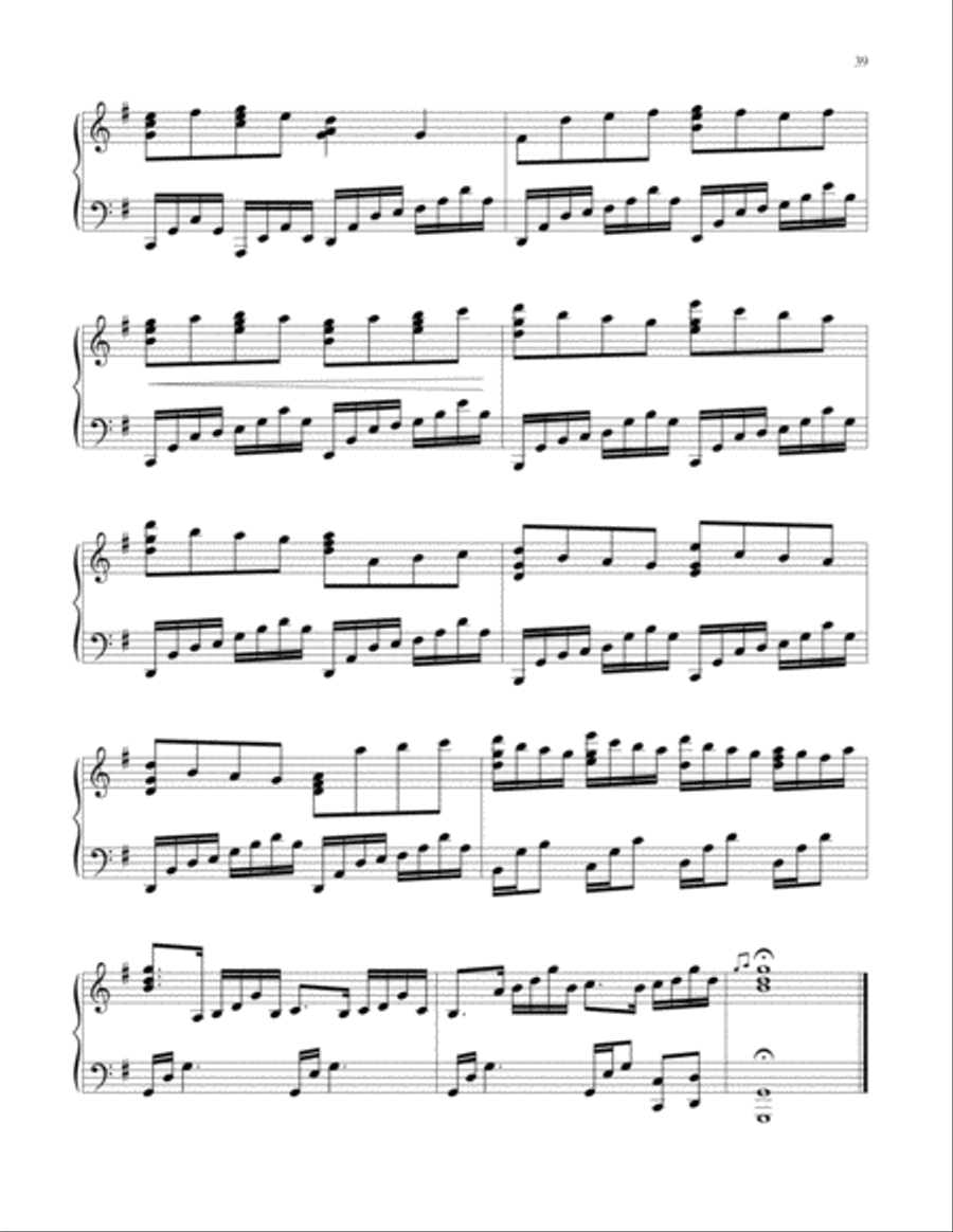 Piano Weavings Volume 2 Piano Solo scores gallery preview page 40