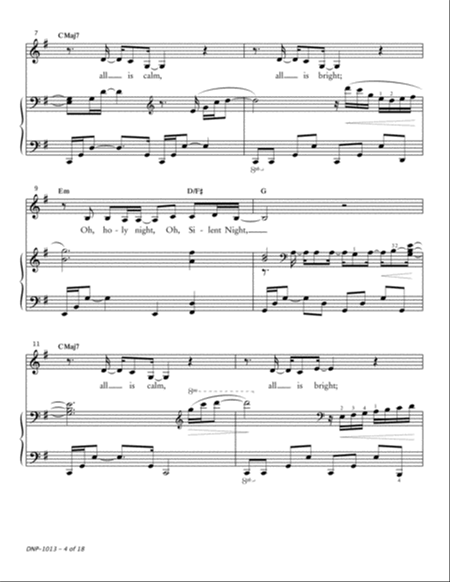 The NEW Silent Night ~ NEW melodic and harmonic adaptation image number null
