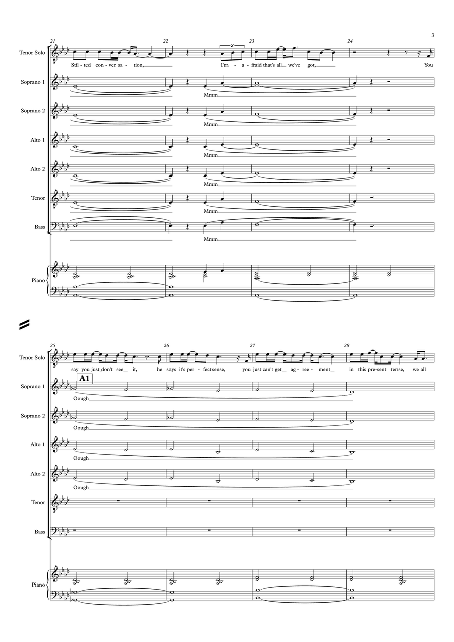 The Living Years Divisi scores gallery preview page 3